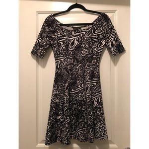 Printed Mini Dress